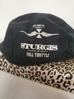  MAGIC HEADWEAR  *Sturgis Full Throttle* Black Biker Scull Cap Festival 2004 