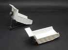 1:87 EM0391 ELBE MODEL 2x Rear Tipper White for 6x6 Chassis as Kit