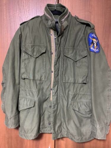 Real McCOY's Jacket M-65 Men's Size XS Khaki - Afbeelding 1 van 4