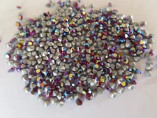 500 Swarovski Rhinestones 18pp Siam AB /foiled. #1100