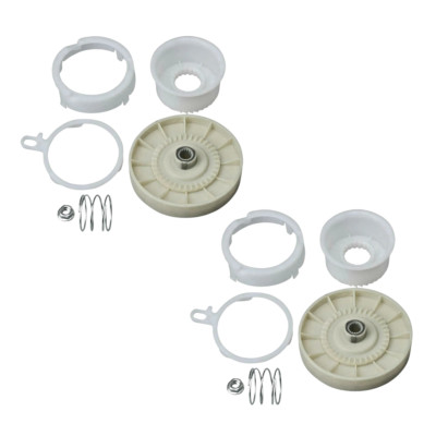 Kit Frizione Puleggia Per Lavatrice W10721967 - Compatibile Con Whirlpool, Kenmore, Amana, E Altri - Colore Bianco