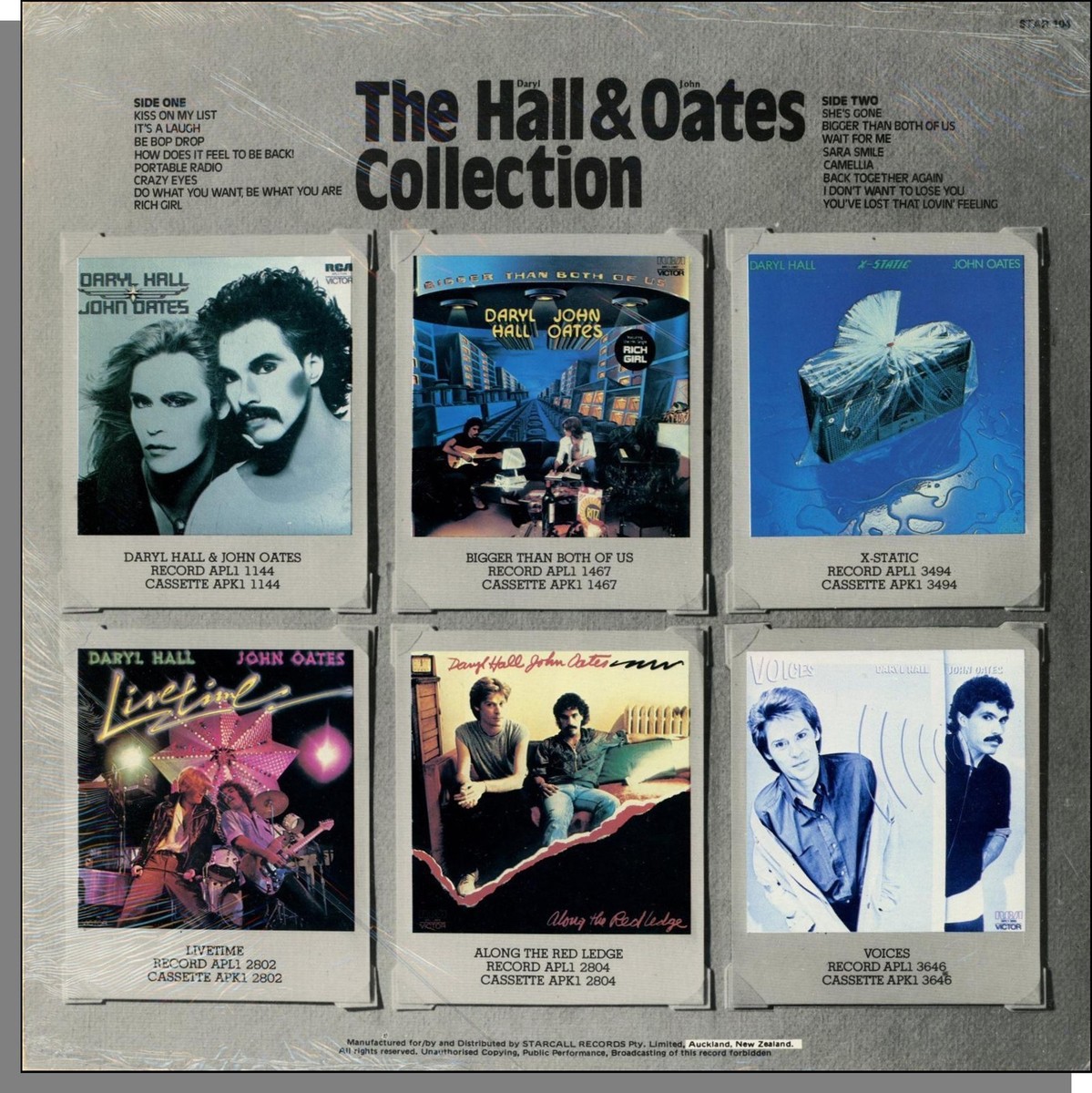 Daryl Hall & John Oates レコードセット Daryl Hall & John Oates / レゲエ・ダブ エディット盤 - メルカリ