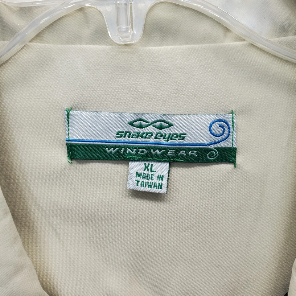 Chaqueta de lluvia de golf Snake Eyes Wind Wear para hombre XL negra manga corta 1/4 cremallera a presión Foto 3 de 4