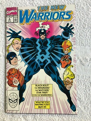 New Warriors #6 (Dec 1990, Marvel) VF+ 8.5