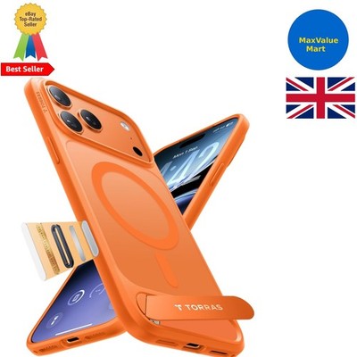 TORRAS Ständer für iPhone 17 Pro Max Hülle - 17 Max, Ember Orange