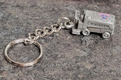 2003 World Junior Hockey Championship Pewter Zamboni Keychain