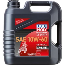 Liqui Moly 10W60 4T Synthetic Street Race Motor Oil - 20188