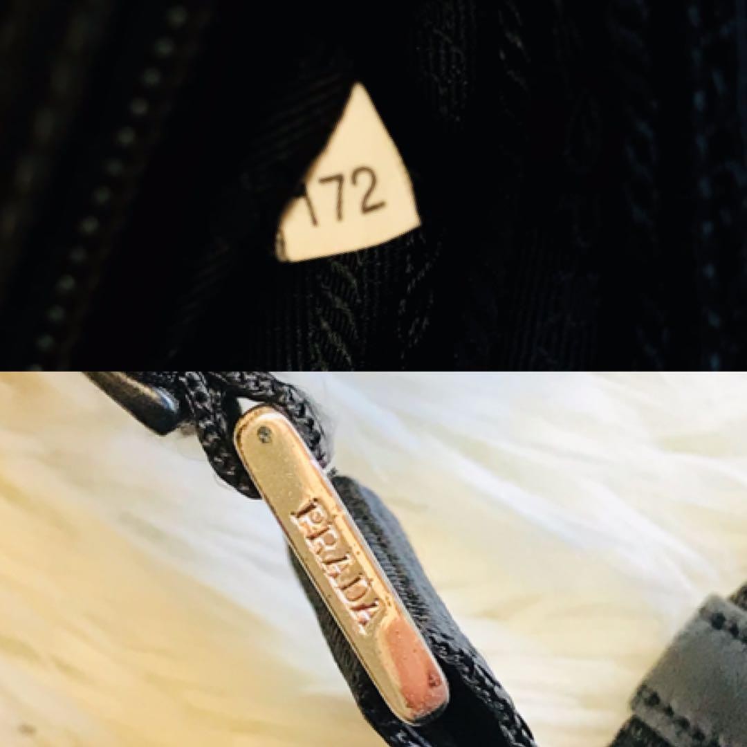 Prada Triangle Logo Black Nylon Messenger Bag Vintage Authentic thumbnail 10