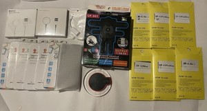 Assorted Lots of Apple iPhone Accessories Charger, Screen Protector Lots