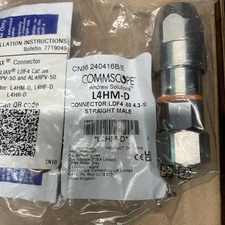 RSRF L4HM-D 4.3-10 LOW-PIM MALE CONNECTOR COMMSCOPE HL4RP-50/ AL4RPV-50/ LDF4-50