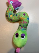 NWT Bark Box Odd Ollie's Pizza Station "Hi-Score Snake" Plush Dog Toy M/L