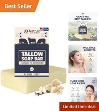 Handcrafted Beef Tallow Soap Bar Moisturizing Face Body Wash for All Skin