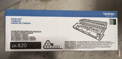 Brother DR820 Imaging Drum Unit Black for HL-L6200DW MFC-L5900DW New Sealed BOX