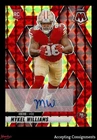 2025 Panini Mosaic Football Choice Fusion Red and Yellow Mykel Williams #307