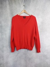 AUTOGRAPH JUMPER SIZE 16. 100% CASHMERE CHILLI RED V NECK
