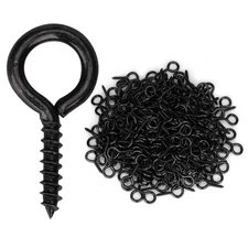Eye Screws, 300PCS 0.59 Inches Heavy Duty Metal Screw Hooks, Self Tapping Eye