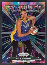 2022-23 Panini Basketball Prizm WNBA Liz Cambage Fearless #1 Los Angeles Sparks