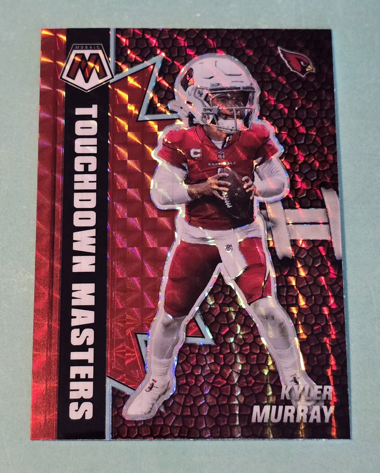 2021 Panini Mosaic KYLER MURRAY Red Mosaic Prizm Touchdown Masters Arizona #TM20