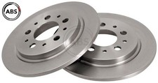 2x Bremsscheibe A.B.S. 15955 2 Bremsscheiben Hinterachse Hinten für Volvo
