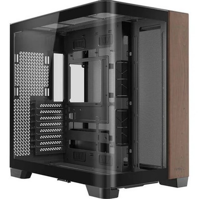 Antec C8 Curve Wood Full Tower schwarz, transparent, Holz