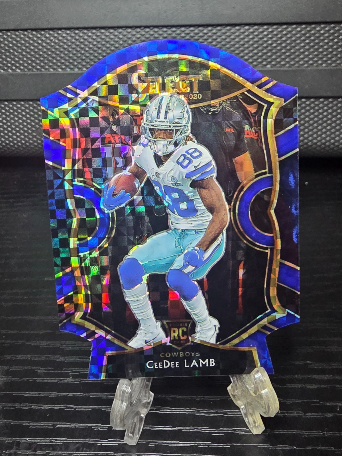 2020 Select Prizm Blue Die Cut #57 CeeDee Lamb RC Rookie CONCOURSE