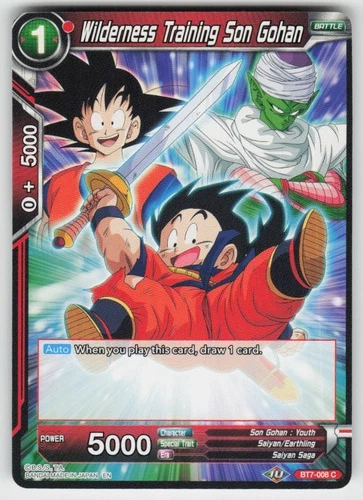 Wilderness Training Son Gohan BT7-008_PR Common Near Mint - product listing photo