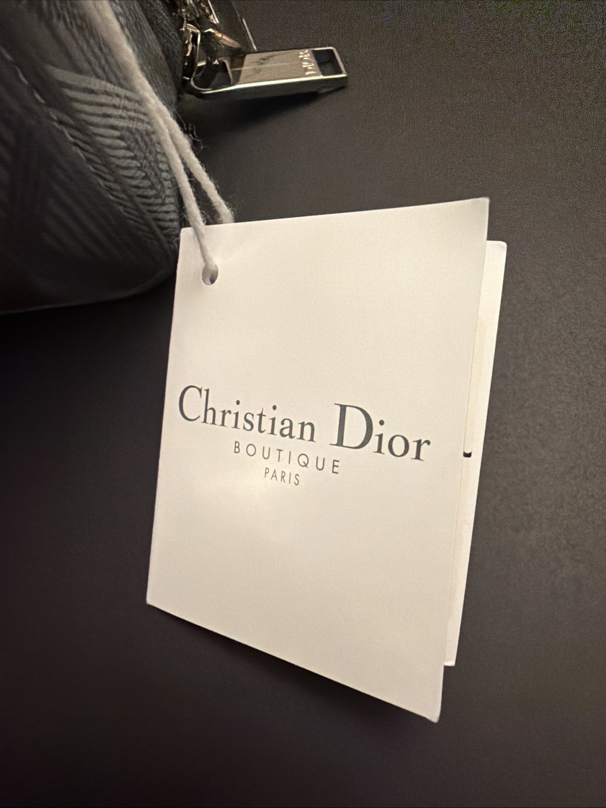 Christian Dior Double Zip Crossbody Pouch CD Diamond Coated Canvas image 8