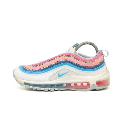 Nike Damen Air Max 97 SE Sneaker Weiß/Blau/Pink Niedrig ämpfung EU 38