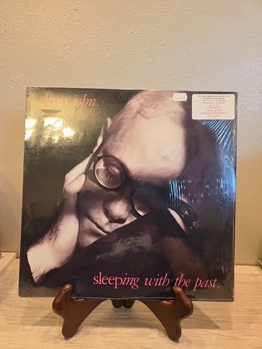 Elton John Sleeping With The Past Vinyl LP Record Original 1989 LN in Shrink NM