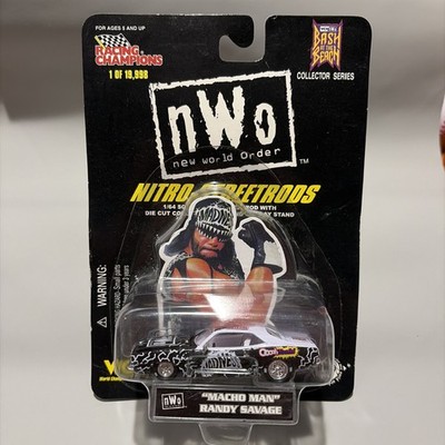 Vintage Wcw Macho Man Randy Savage Diecast Car NWO Racing Champions 1998 MINT