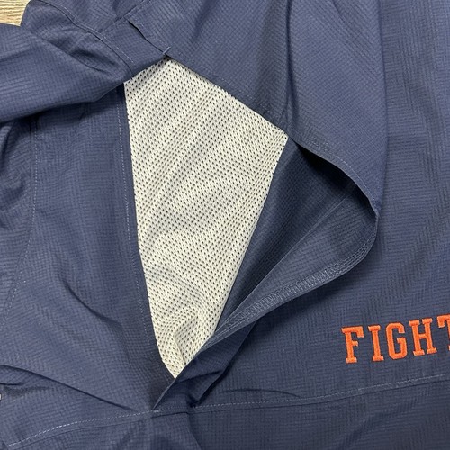 Pro Edge Illinois Fighting Illini College Button Down Fishing Shirt Navy XXXL - Picture 11 of 12