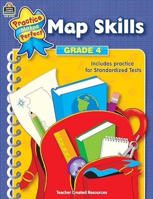 Map Skills Grade 4: Grade 4 (Practi..., Teacher Created