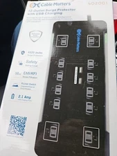 Cable Matters 12 Outlet Surge Protector With USB Charging
