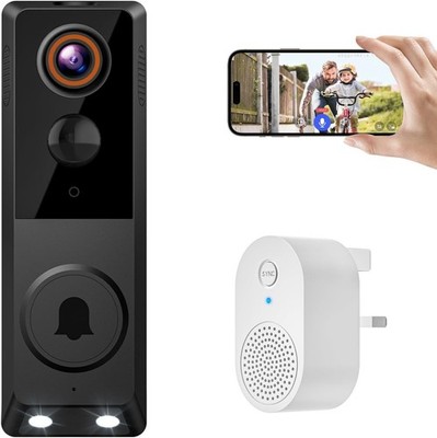 Smart Video Türklingel Kamera Kabellos Innen Außen Überwachung Menschenerkennung