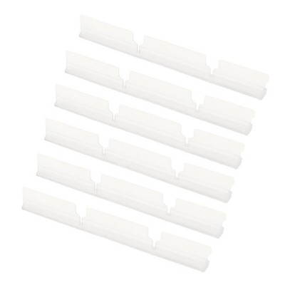 6Pcs Durable Rubber Strips Replace For Vorwerk Kobold VR200 VR300 Robot Vacuum L
