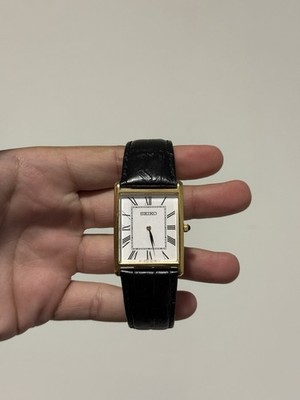 Seiko Tank White Men's Watch - SWR052P1