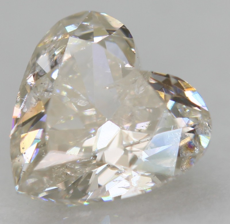 Certified 0.60 Carat G VS2 Heart Shape Natural MINED Loose Diamond 5.61x5.52mm