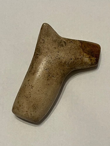 4" Late Mississippian/ Historic Period Ohio Pipestone Effigy Pipe