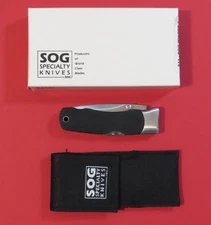 SOG S11 Sogwinder I folding lockback knife with original box and carrying case