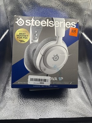 STEELSERIES ARCTIS NOVA 1P WIRED 7.1 MULTIPLATFORM SLIM GAMING HEADSET WHITE