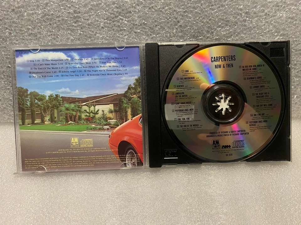 Now & Then (Remastered) by Carpenters (CD, 1998 A&M Records) Foto 3 de 4