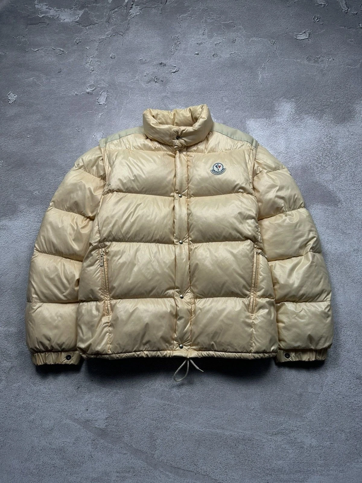 Moncler — Rare Vintage 80s Moncler Grenoble 2 in 1 Down Puffer Jacket Men's Size L