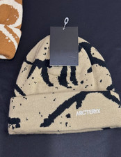SALE Arc teryx Grotto Toque Beanie Light Brown Merino Wool Winter Hat Unisex