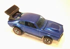 HOT WHEELS REDLINE 1969 MIGHTY MAVERICK METALLIC BLUE WITH BLACK INTERIOR - NICE
