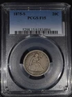 1875-S Liberty Seated Twenty Cent Piece "PCGS F15"