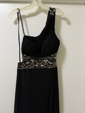 NWT NEW UNWORN BLONDIE nites STACY SKLAR BEADED SINGLE STRAP GOWN DRESS Sz 13