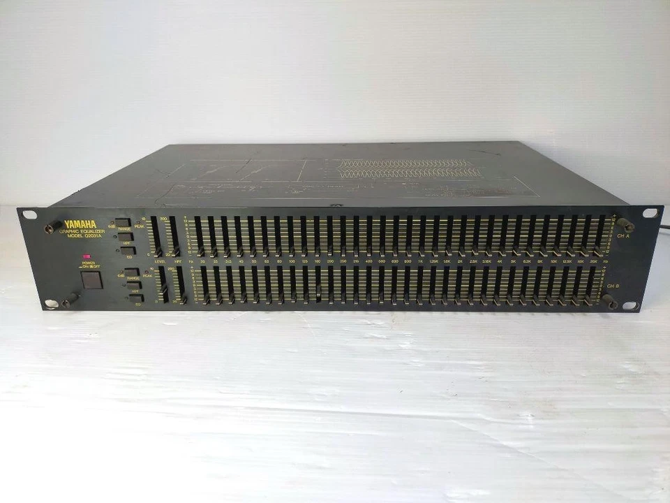 Yamaha Q2031A  Dual Channel  31 Band Graphic Rack Mounted Equalizer Working OK - Image 2 of 4