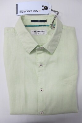 No Excess Leinen Hemd Lemon Gr. M  VP 49,99  