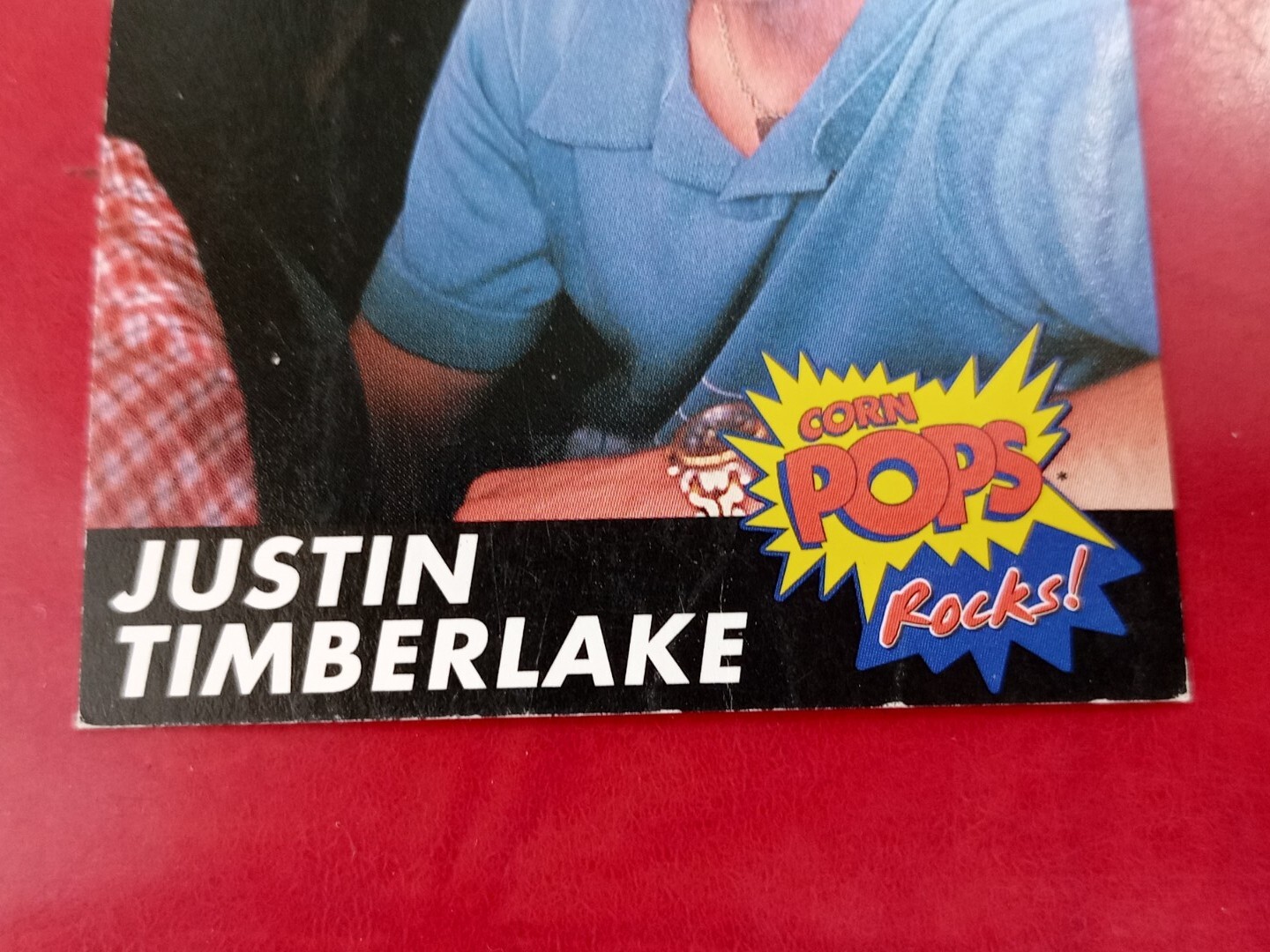 Rare 1999 Justin Timberlake NSync Corn Pops Rocks Card Kellogg's Canada, Rookie? - Picture 2 of 5