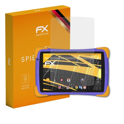 atFoliX 2x Displayfolie für Prestigio SmartKids Pro Schutzfolie matt&stoßfest